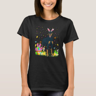 Funny Påskägg Hunting Doberman Pinscher Hund Eas T Shirt