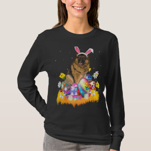 Funny Påskägg Tyska Shepherd Hund Påsk Sunda T Shirt