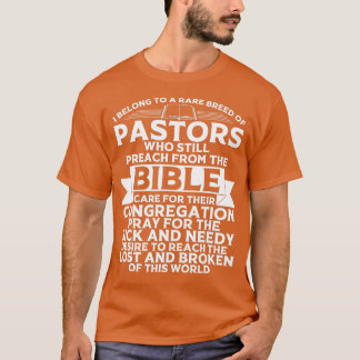 Funny Pastor Appreciation Gift Christian Preacher T Shirt