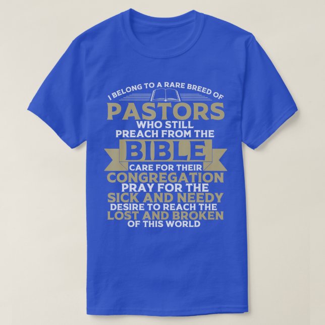 Funny Pastor Appreciation Gift Christian Preacher T Shirt (Design framsida)