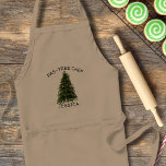 Funny Pastry Pun jul Pas-Träd Chef Apron Förkläde<br><div class="desc">Lägg till ditt namn till den här lustiga pingpunen inspirerad julhelg apron - Pas-träd Chef (konditor).</div>