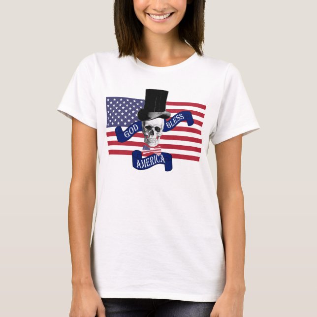Funny patriotic american tröja (Framsida)