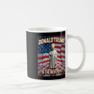 Funny påve och president Donald Trump Kaffemugg