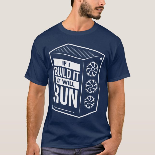 Funny PC Builder Computer Builder PC Gamer Gift gi T Shirt (Framsida)