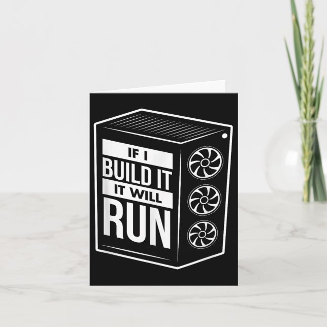 Funny PC Builder-leverans - Computer Builder &amp; Kort (Framsida)