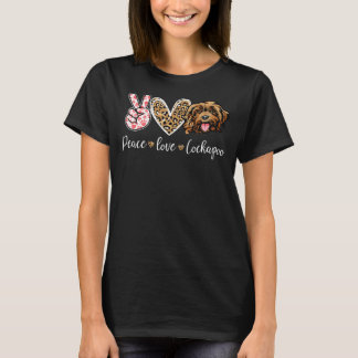 Funny Peace Kärlek Cockapoo Hund älskare T Shirt