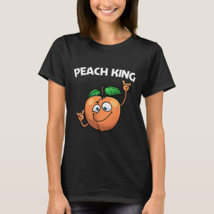 Funny Peach För manar Pappa Dancing Peach Fruit Äl T Shirt