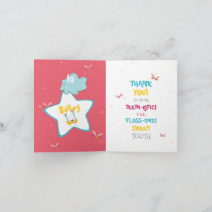 Funny Peach Gnistra Magic Tooth Fairy Tack Kort