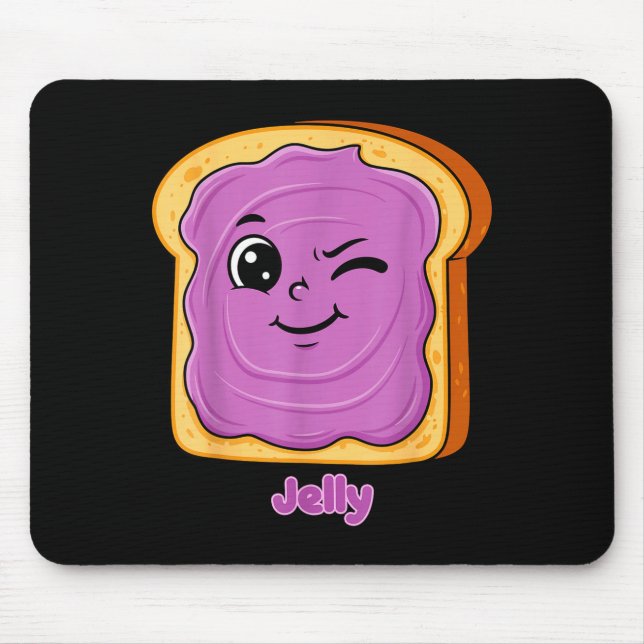 Funny Peanut Butter-jelly Friends Cute Food Matchi Musmatta (Framsidan)