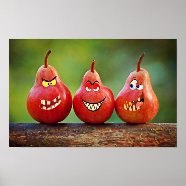 Funny Pear Poster (Framsidan)