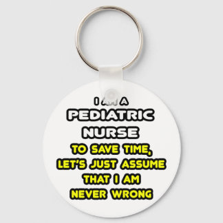 Funny Pediatrisk sjuksköterska T-Shirts och gåvor Nyckelring