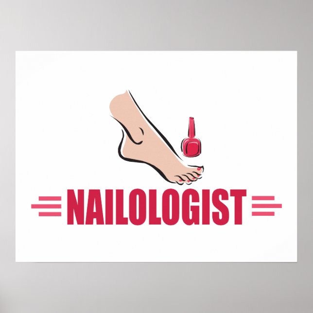 Funny Pedicure Poster (Framsidan)