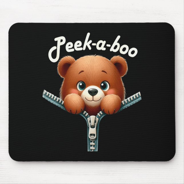 Funny - Peek-a-boo - Bear  Musmatta (Framsidan)