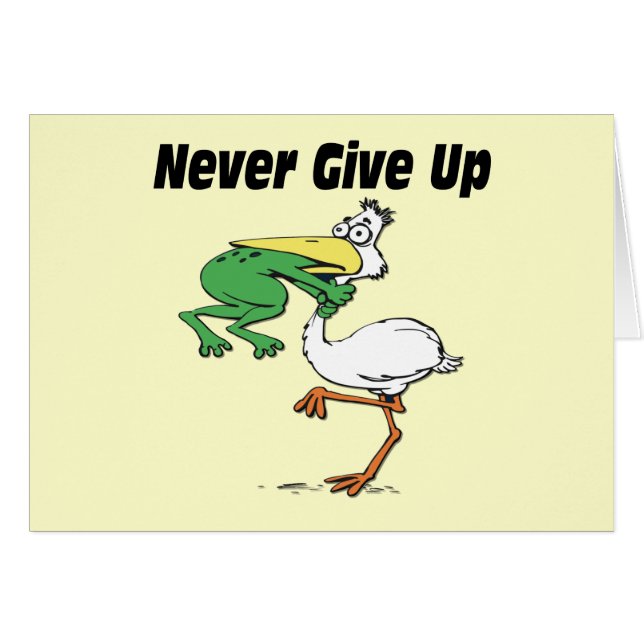 Funny Pelican Hälsningskort (Framsidan Horizontal)