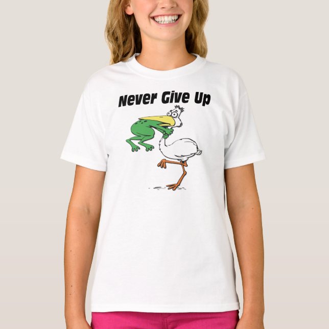 Funny Pelican T-shirt (Framsida)