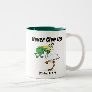 Funny Pelican Två-Tonad Mugg
