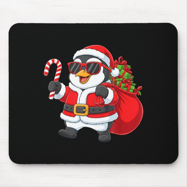 Funny Penguin Christmas Santa Outfit Xmas Boys Gir Musmatta (Framsidan)