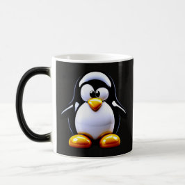 Funny Penguin Coffee Magisk Mugg