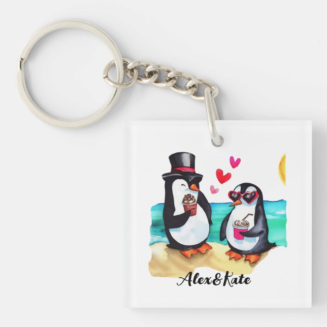 Funny Penguin Couple, Djur i Kärlek (Framsidan)