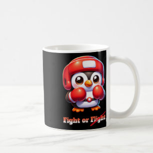 Funny Penguin-flygning eller bekämpning av MMA PM Kaffemugg