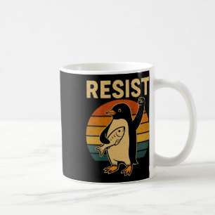 Funny Penguin Resistenguins protest mot Tari Kaffemugg