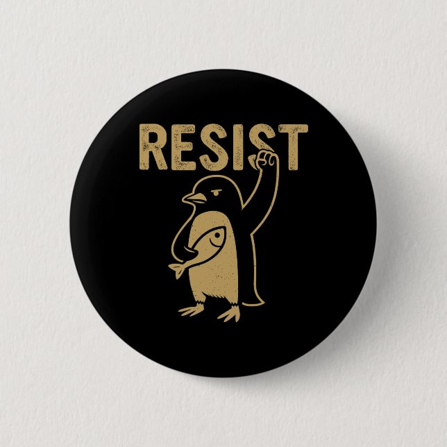 Funny Penguin Resistenguins protest mot Tari Knapp (Framsida)