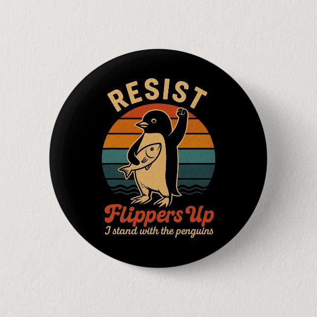 Funny Penguin Resistenguins protest mot Tari Knapp (Framsida)