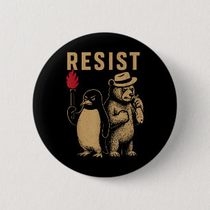 Funny Penguin Resistenguins protest mot Tari Knapp