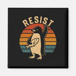 Funny Penguin Resistenguins protest mot Tari Magnet