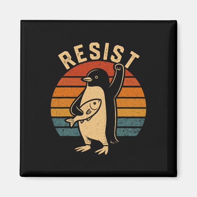 Funny Penguin Resistenguins protest mot Tari Magnet (Framsidan)