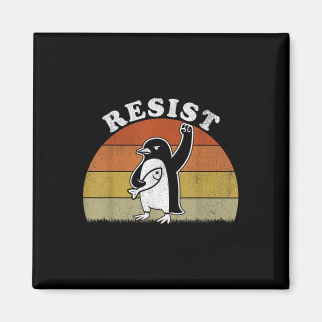 Funny Penguin Resistenguins protest mot Tari Magnet (Framsidan)