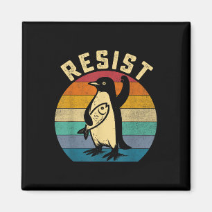Funny Penguin Resistenguins protest mot Tari Magnet