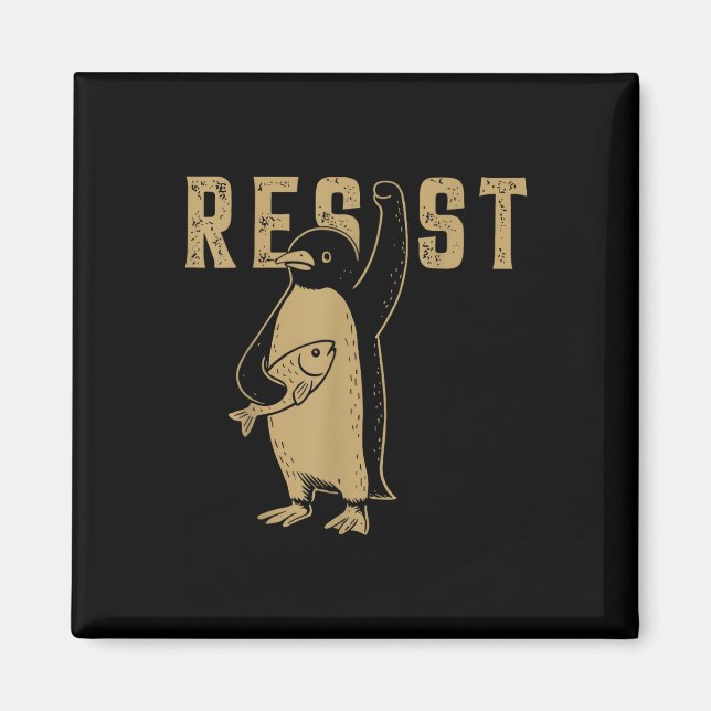 Funny Penguin Resistenguins protest mot Tari Magnet (Framsidan)