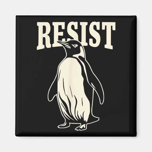 Funny Penguin Resistenguins protest mot Tari Magnet (Framsidan)