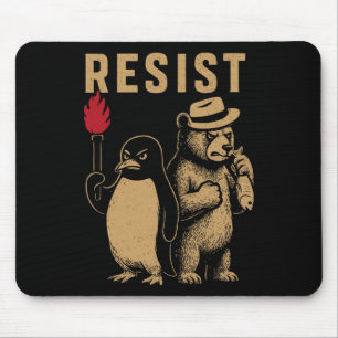 Funny Penguin Resistenguins protest mot Tari Musmatta