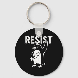 Funny Penguin Resistenguins protest mot Tari Nyckelring