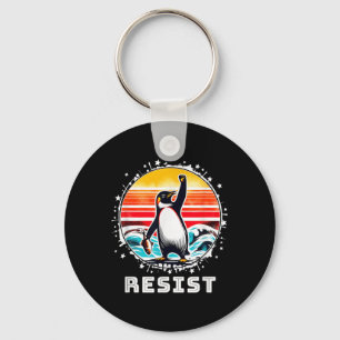 Funny Penguin Resistenguins protest mot Tari Nyckelring