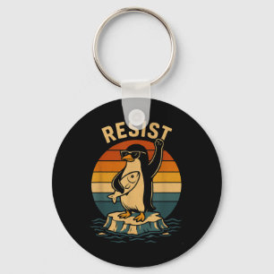 Funny Penguin Resistenguins protest mot Tari Nyckelring