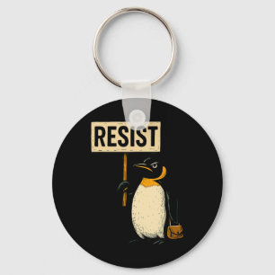 Funny Penguin Resistenguins protest mot Tari Nyckelring