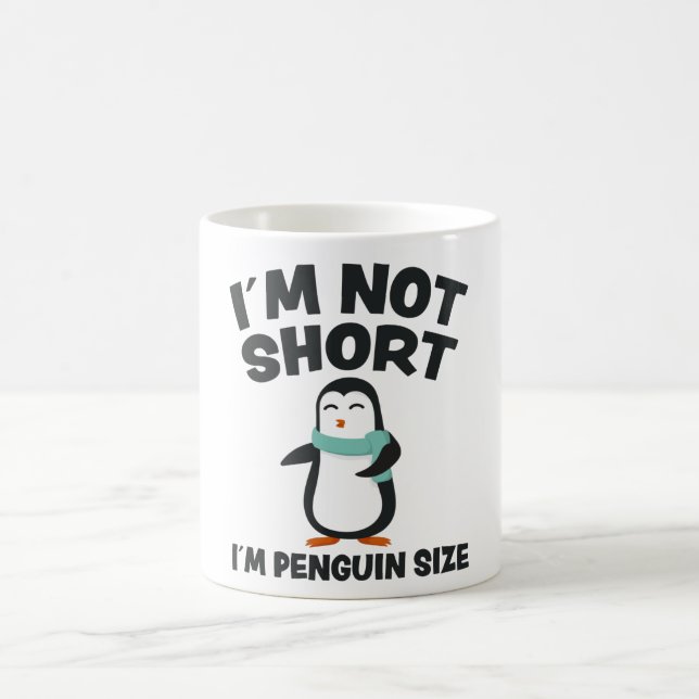 Funny Penguin Roligt Citat Little Tiny Penguins Gi Kaffemugg (Center)