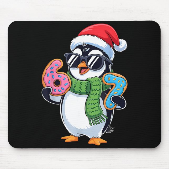 Funny Penguin Six Seven 67 Ice Cream Christmas Boy Musmatta (Framsidan)