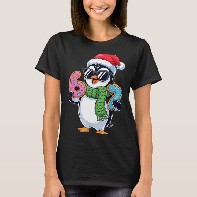 Funny Penguin Six Seven 67 Ice Cream Christmas Boy T Shirt (Framsida)