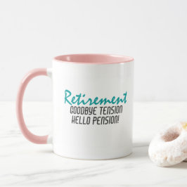 Funny Pension-citat Mugg