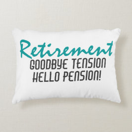 Funny Pension-citat Prydnadskudde