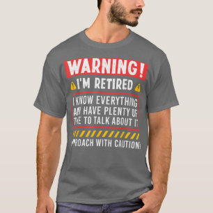 Funny Pension Design För manar Kvinnor Retiree Ret T Shirt