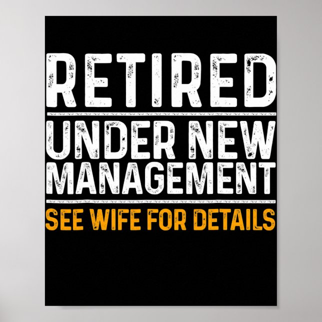 Funny Pension Design Manar Pappa Retiring Party Poster (Framsidan)