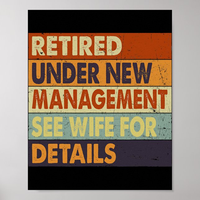 Funny Pension Design Manar Pappa Retiring Party Poster (Framsidan)