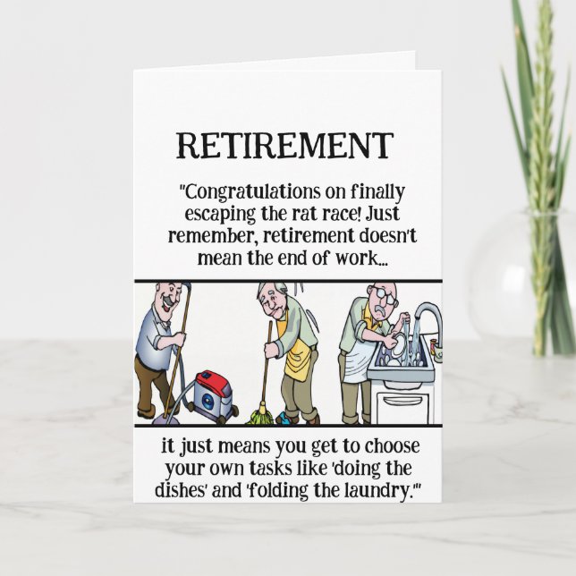 Funny Pension för kort (Framsida)