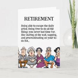 Funny Pension för poängkort Kort