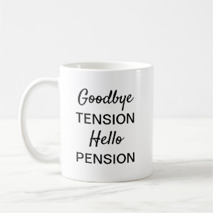 Funny Pension-gåva för arbetskaffe Mugg